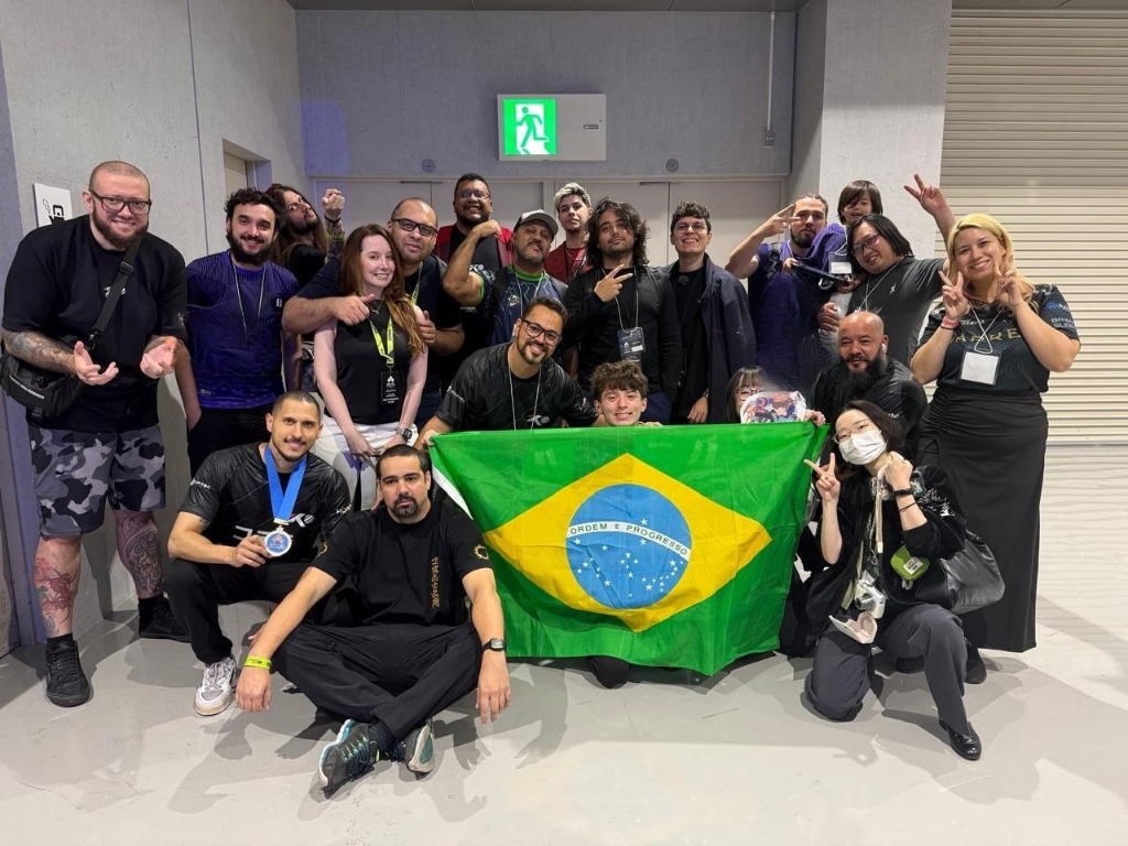 Comitiva Brasileira na EVO